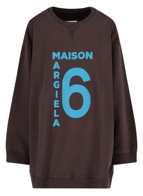 MM6 Maison Margiela  |Street Style Long Sleeves Cotton Logo Hoodies & Sweatshirts