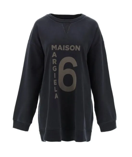 MM6 Maison Margiela  |Street Style Long Sleeves Cotton Logo Hoodies & Sweatshirts