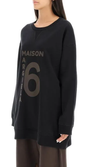 MM6 Maison Margiela  |Street Style Long Sleeves Cotton Logo Hoodies & Sweatshirts