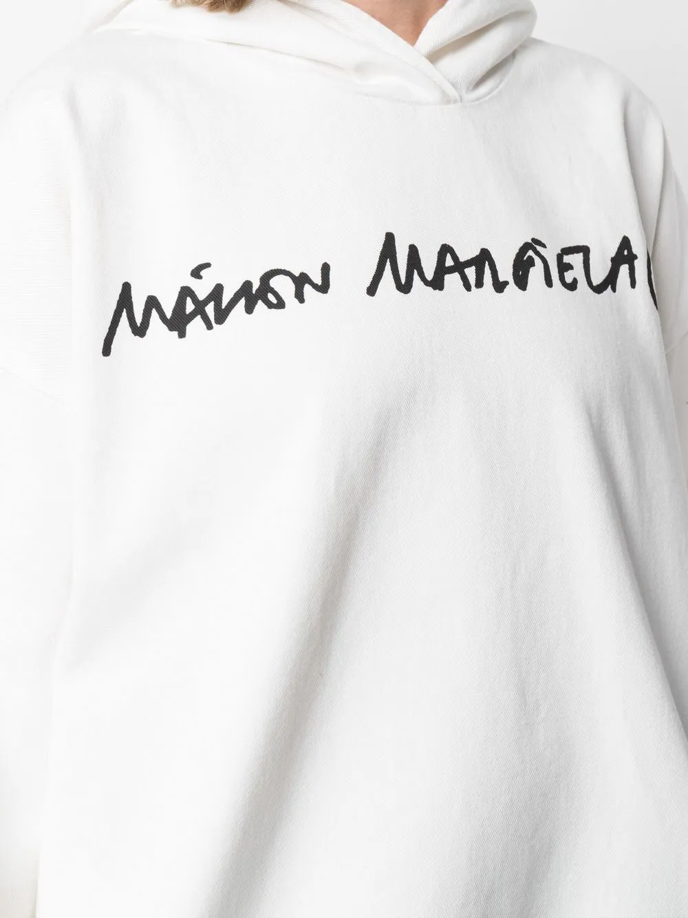 MM6 Maison Margiela  |Street Style Long Sleeves Cotton Oversized Logo