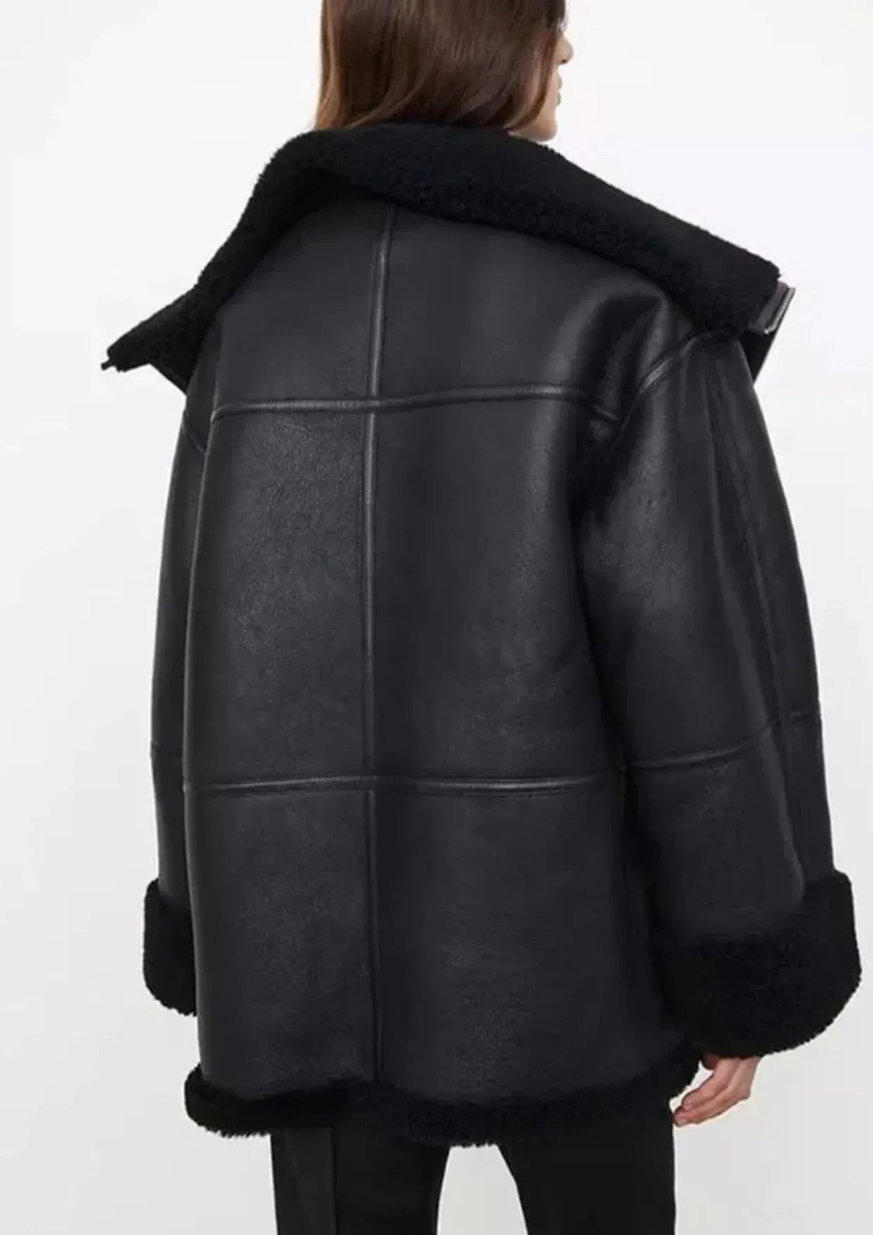 MOSCOW SHEARLING LONG AVIATOR