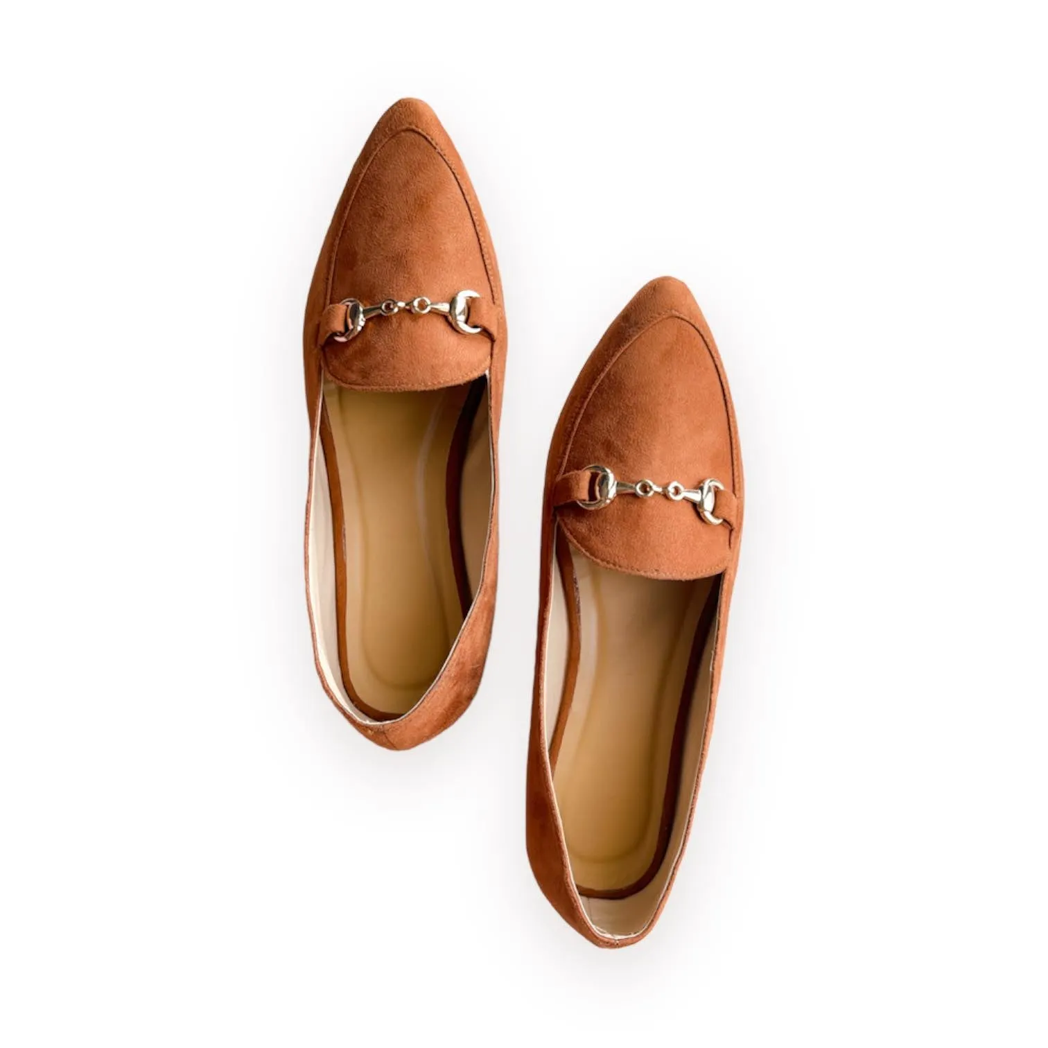 MUNICH Brown Soft Lounge Dolly Shoes