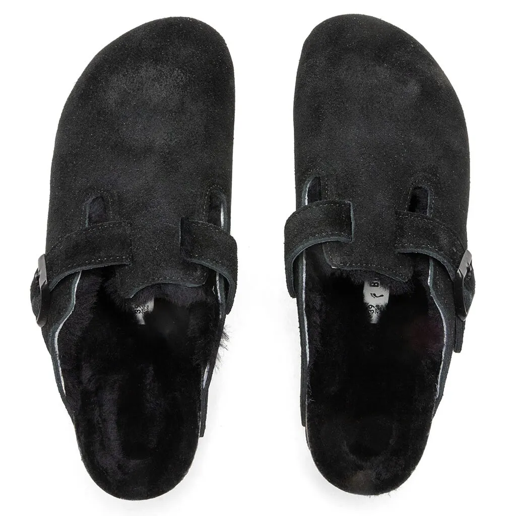 Narrow Boston Shearling - Black