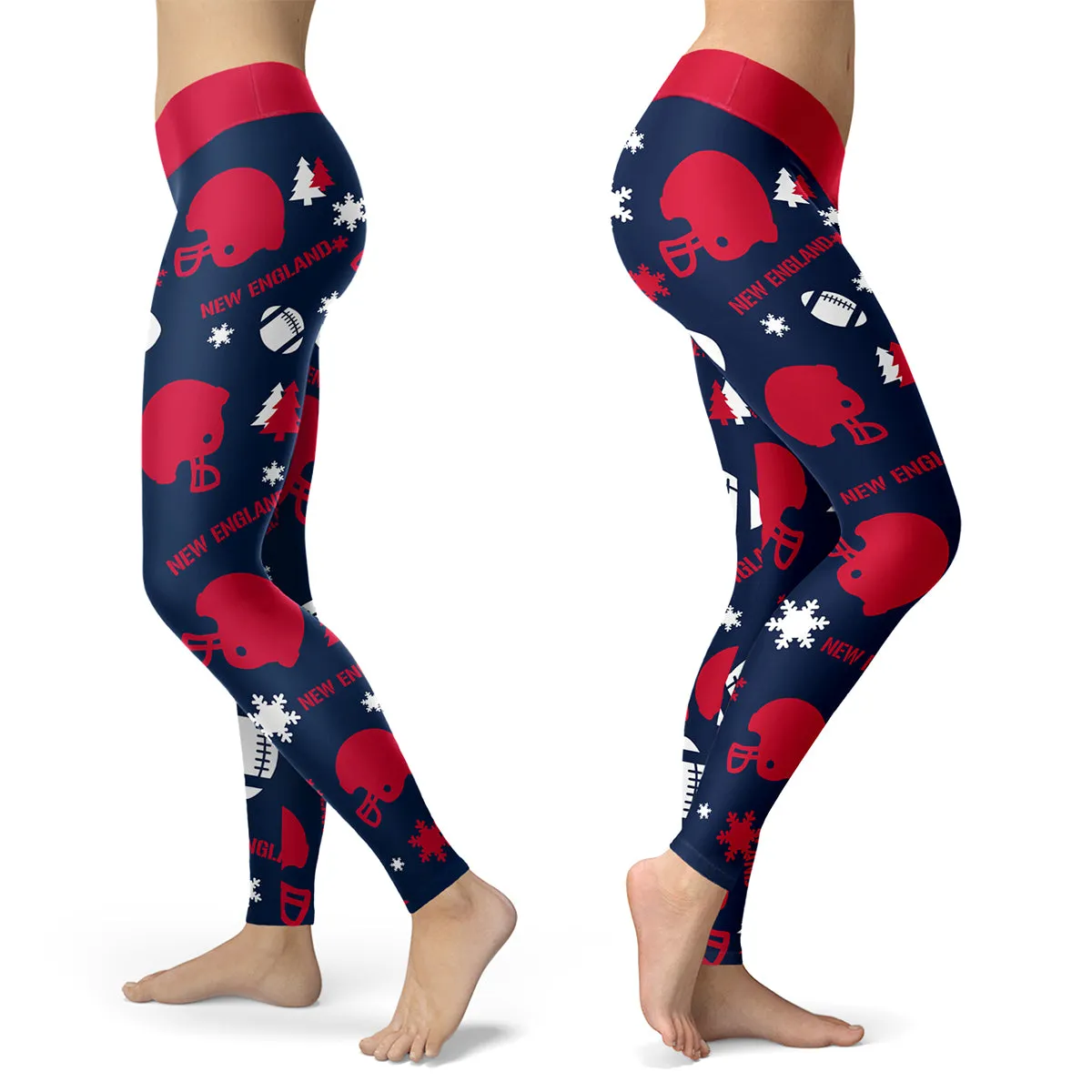 NE Christmas FB Leggings