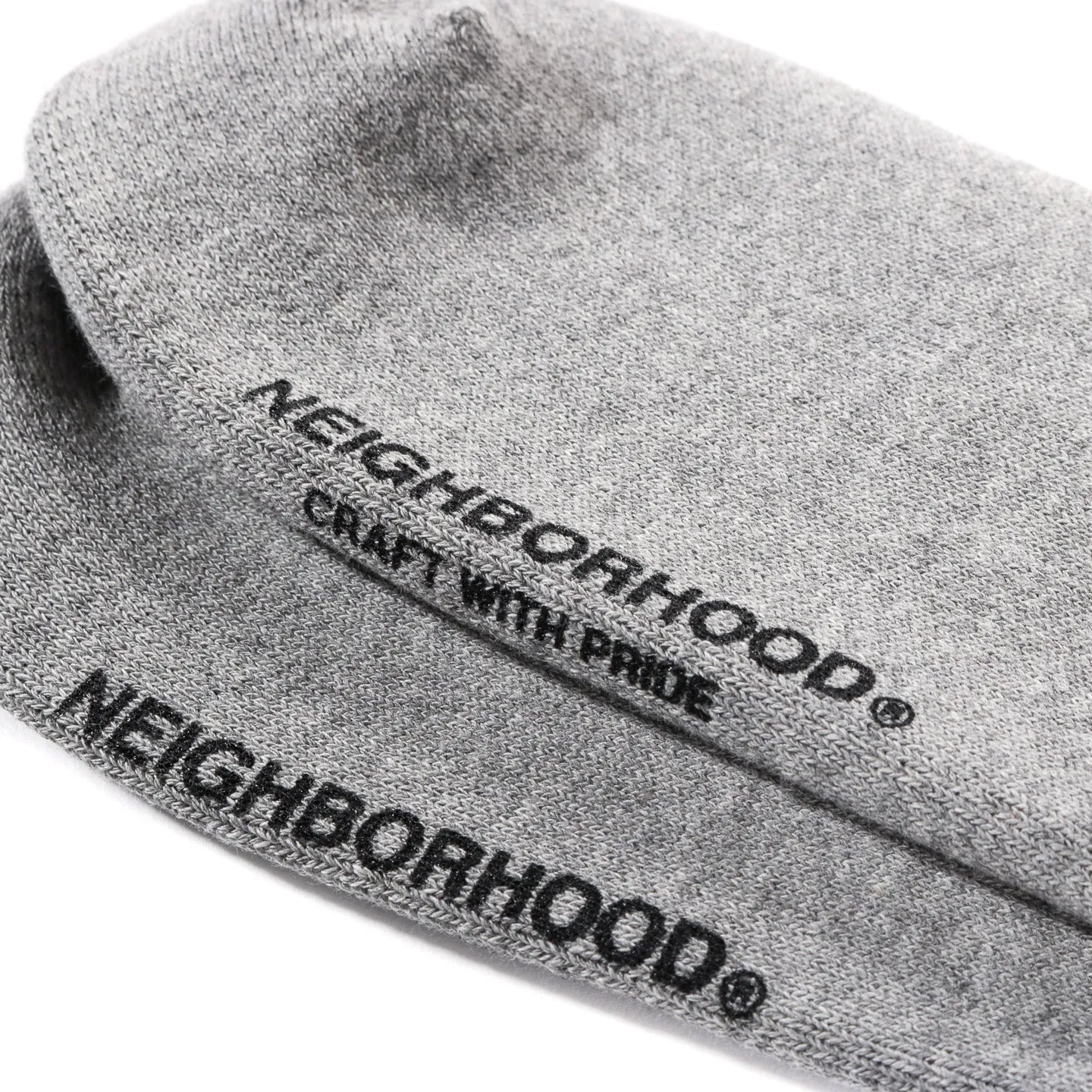 NEIGHBORHOOD PLAIN SOCKS GRAY