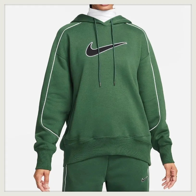 Nike  |Blended Fabrics Street Style Long Sleeves Plain Logo