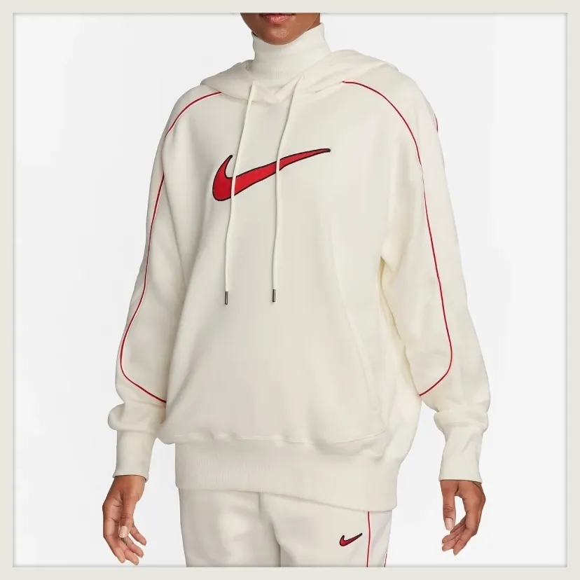 Nike  |Blended Fabrics Street Style Long Sleeves Plain Logo