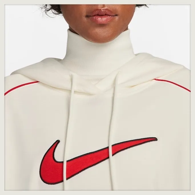 Nike  |Blended Fabrics Street Style Long Sleeves Plain Logo