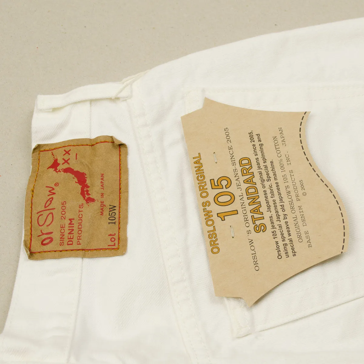 orSlow - Standard Denim 105 - 80's White