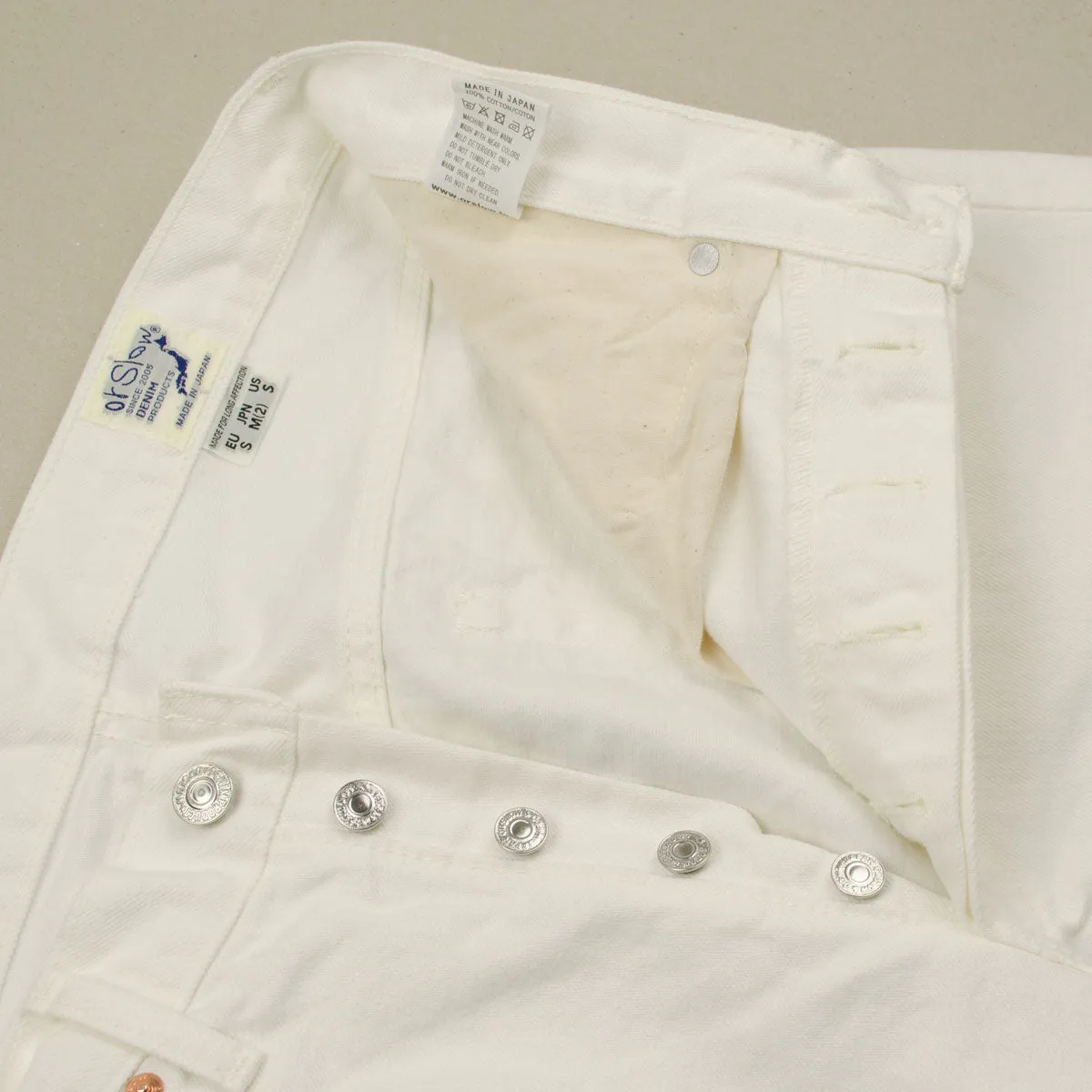 orSlow - Standard Denim 105 - 80's White