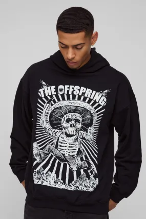 Oversized The Offspring Band License Print Hoodie