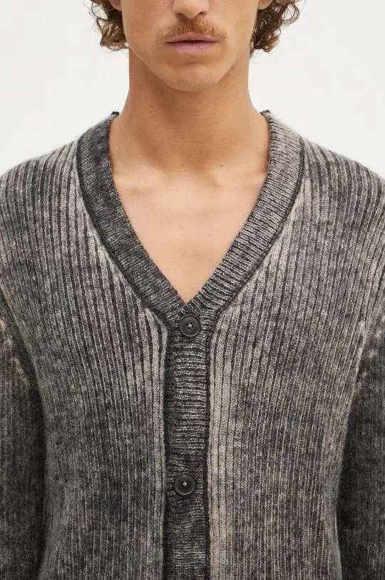 Paul Smith wool blend cardigan gray color M1R-917Y-N02506