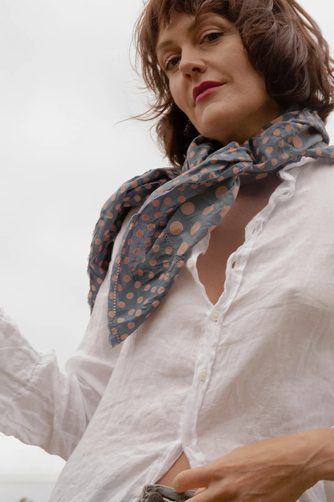 Polka Dot Scarf