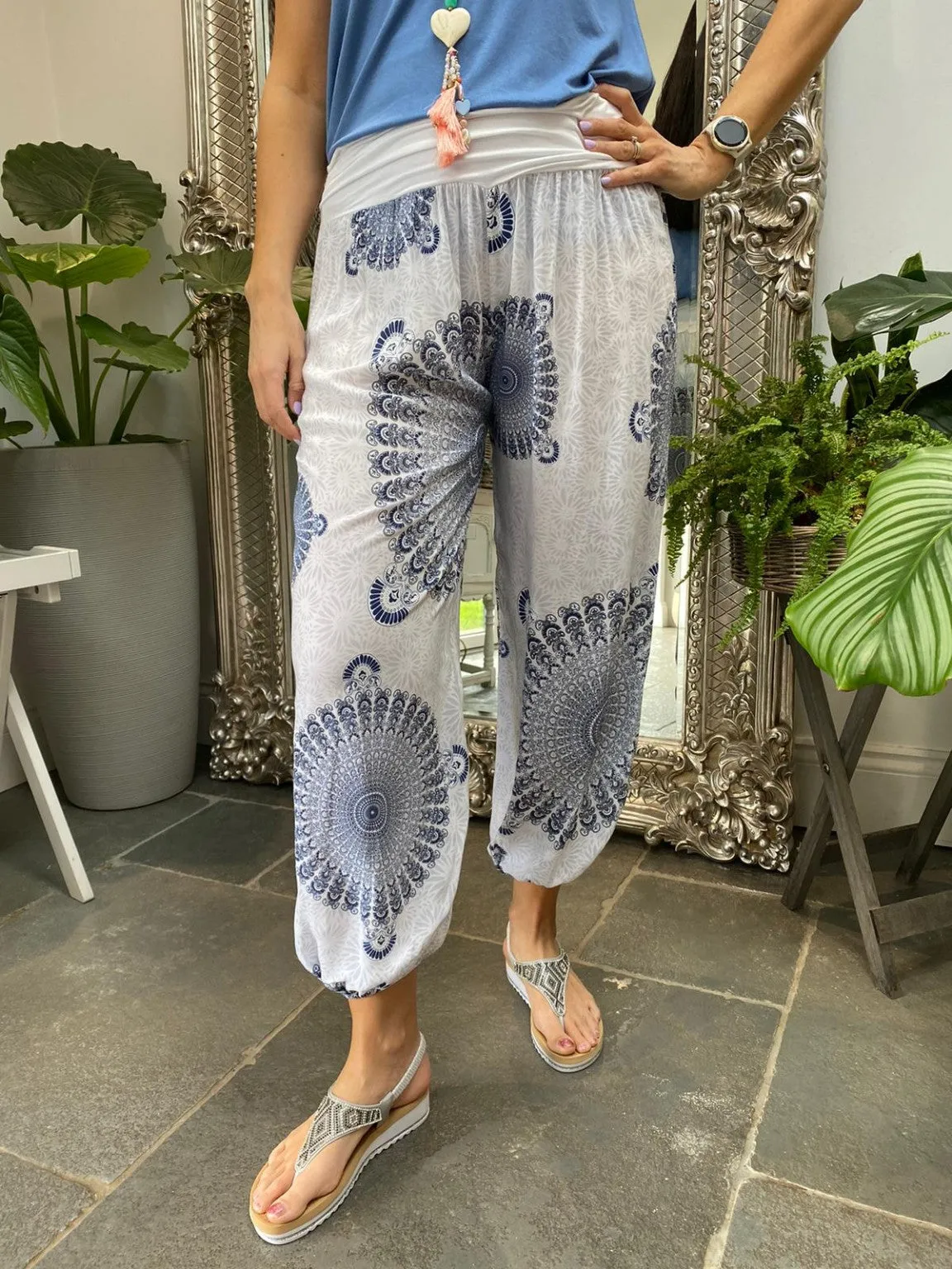 Printed Hareem Trousers