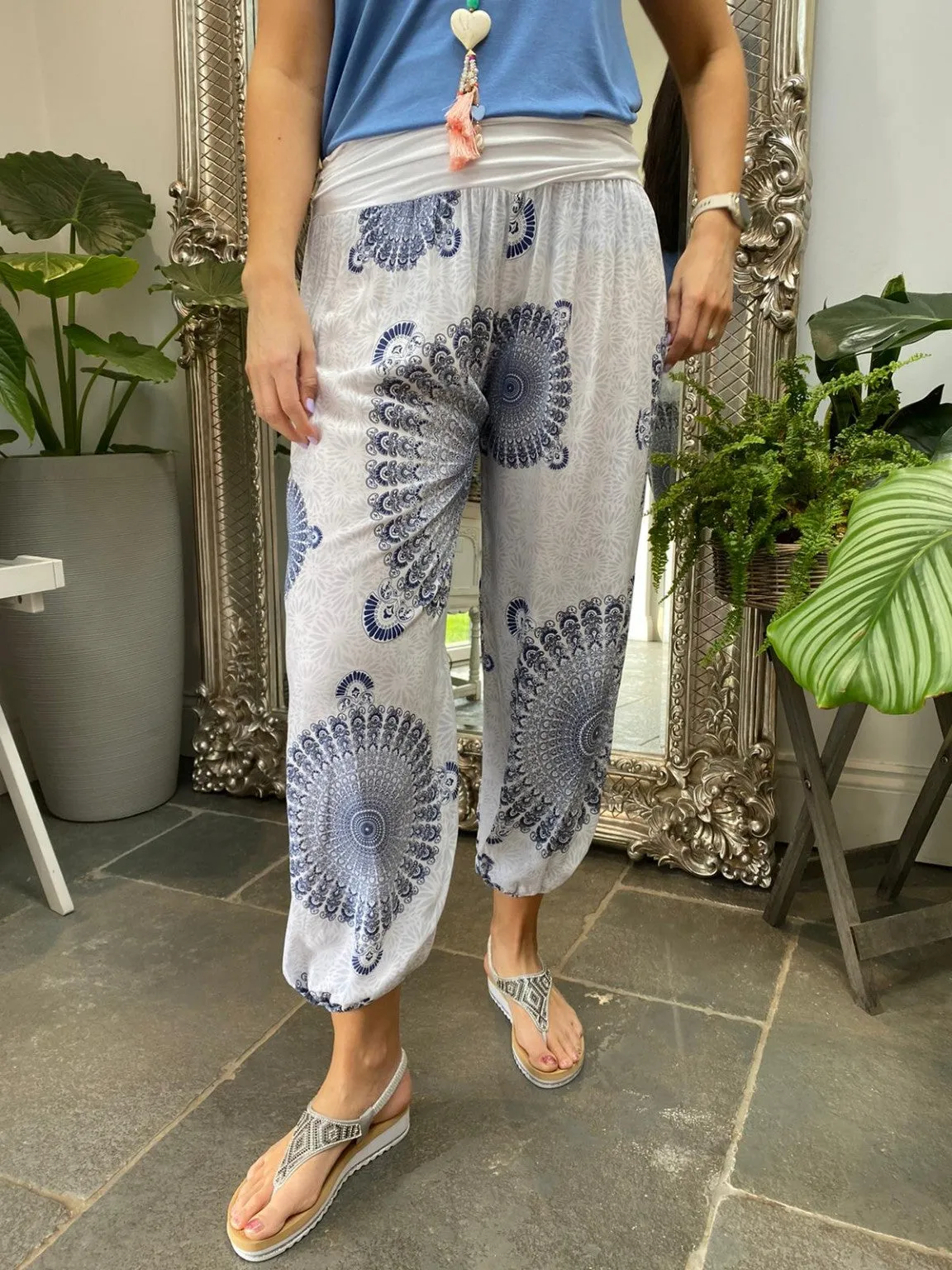 Printed Hareem Trousers