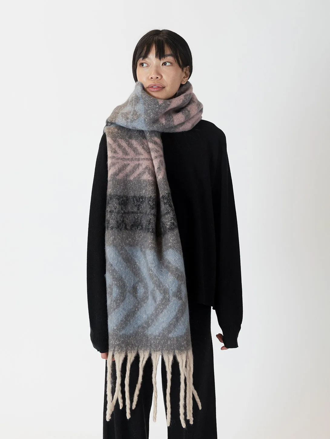 Printed Scarf - Geometric