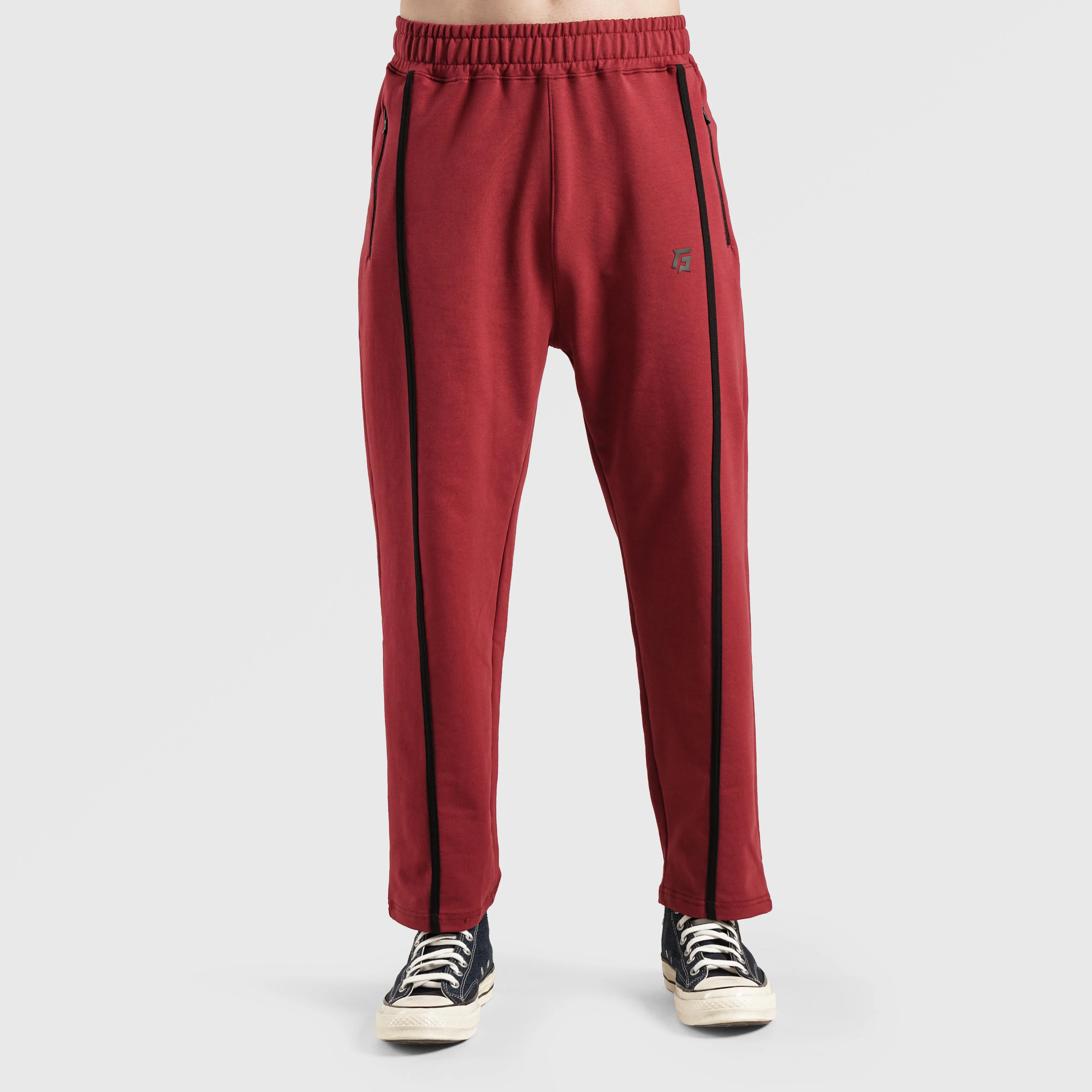 Rail Trousers (Maroon)