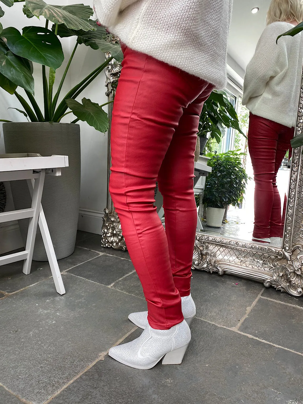 Red Coated Trousers