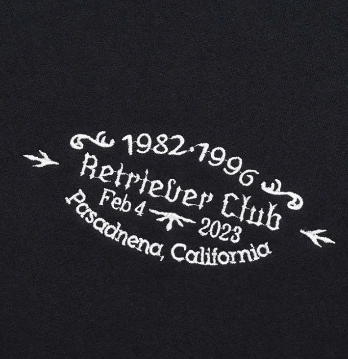 Retriever Club  |Unisex Street Style Long Sleeves Plain Cotton Logo