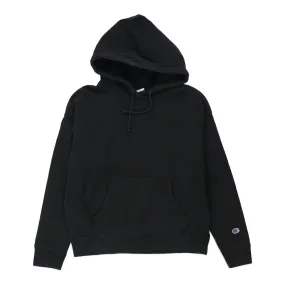 Reverse Weave Champion Hoodie - Large Black Cotton Blend