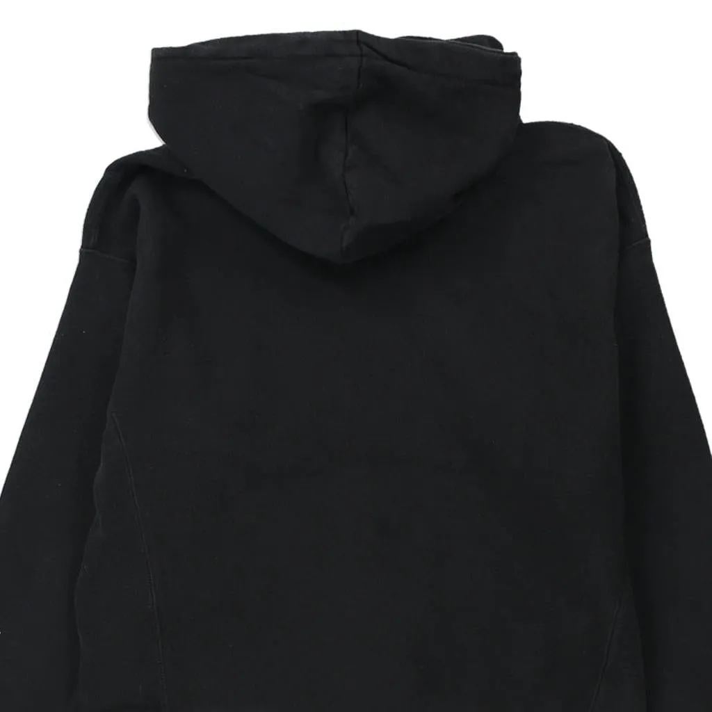 Reverse Weave Champion Hoodie - Large Black Cotton Blend