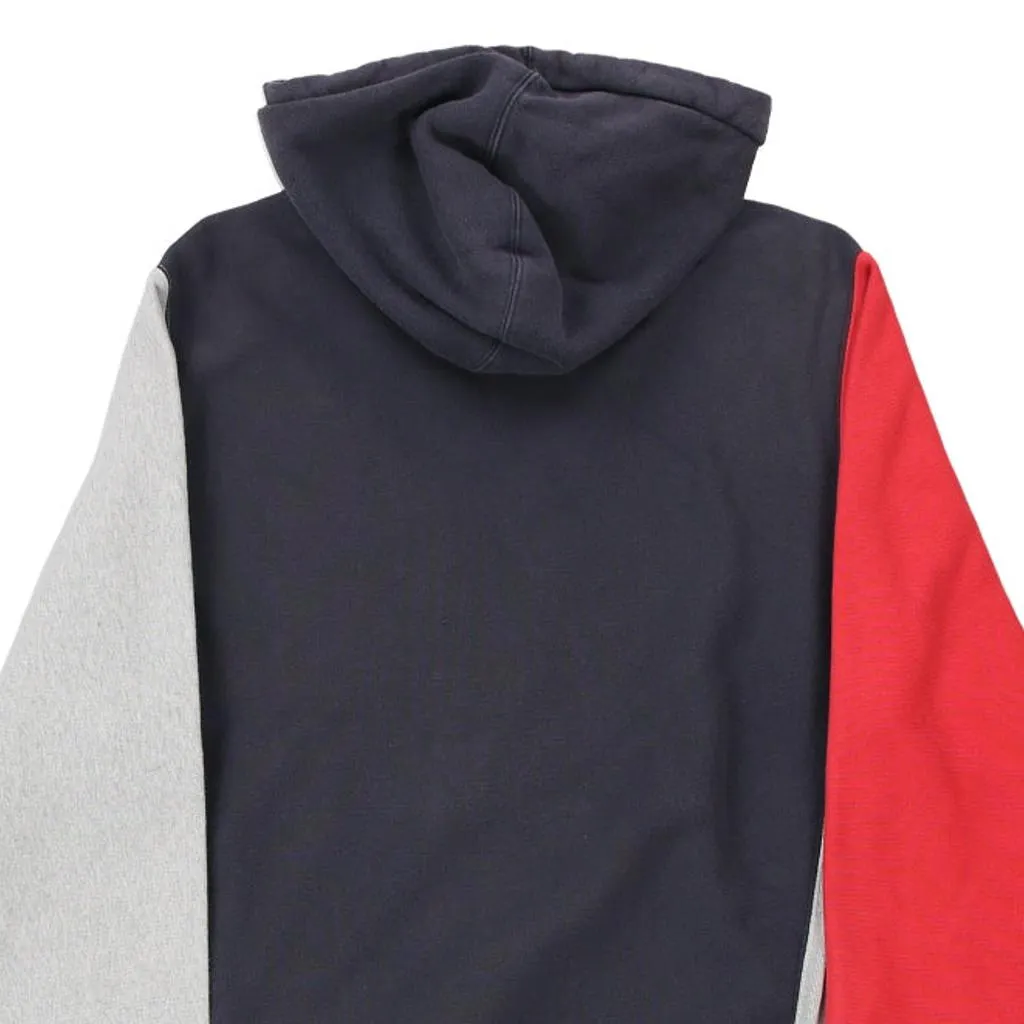 Reverse Weave Champion Hoodie - Small Block Colour Cotton Blend