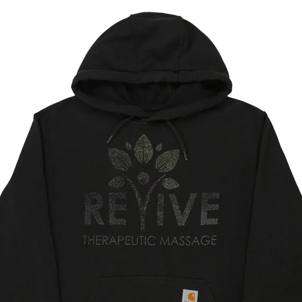 Revive Therapeutic Massage Carhartt Hoodie - Medium Black Cotton Blend