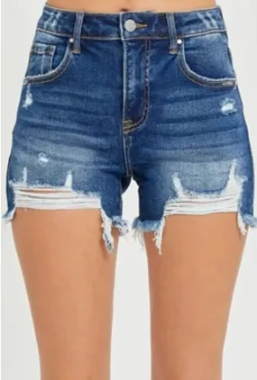 Risen Denim Shorts