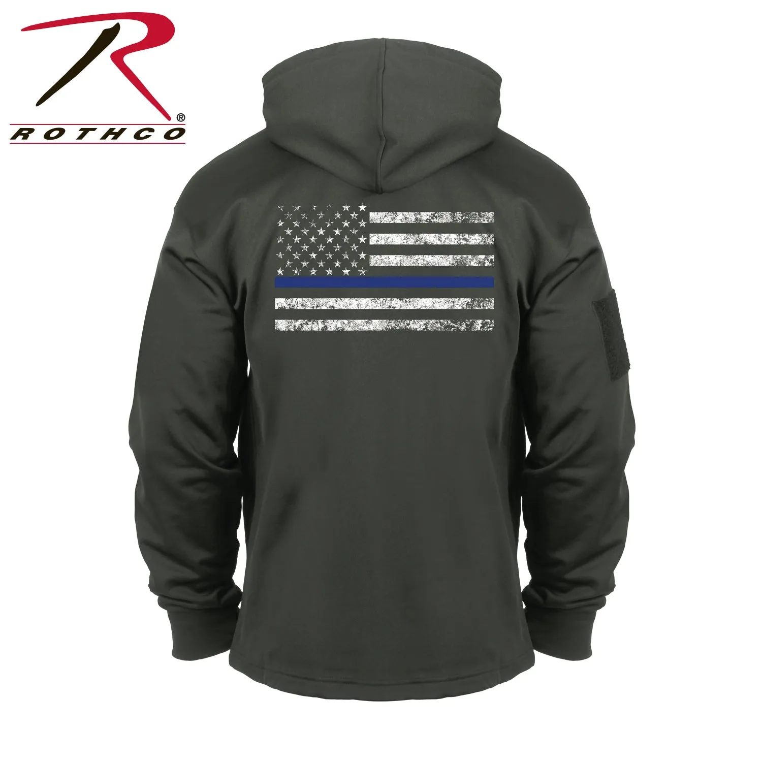 Rothco Concealed Carry Thin Blue Line Hoodie