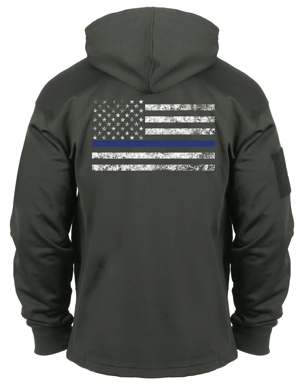 Rothco Concealed Carry Thin Blue Line Hoodie