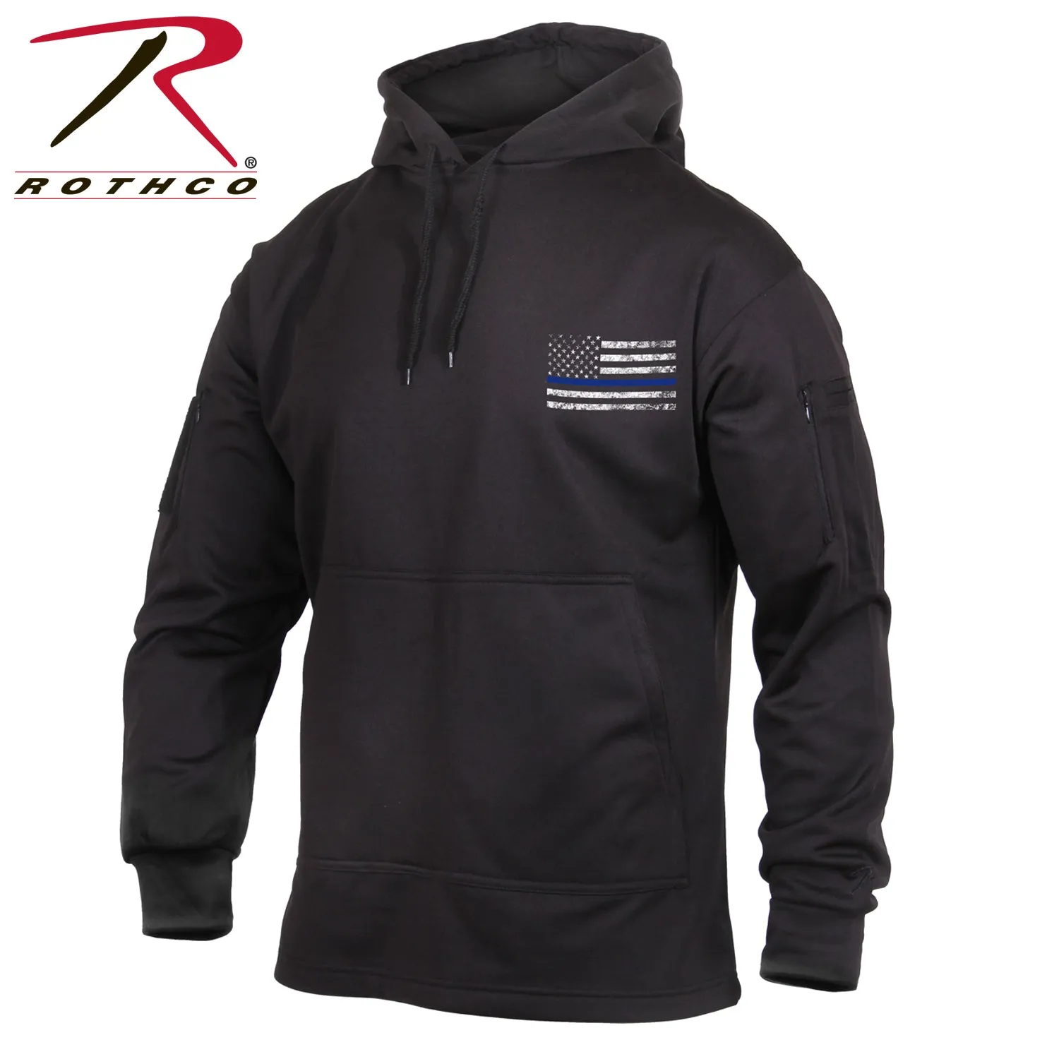 Rothco Concealed Carry Thin Blue Line Hoodie