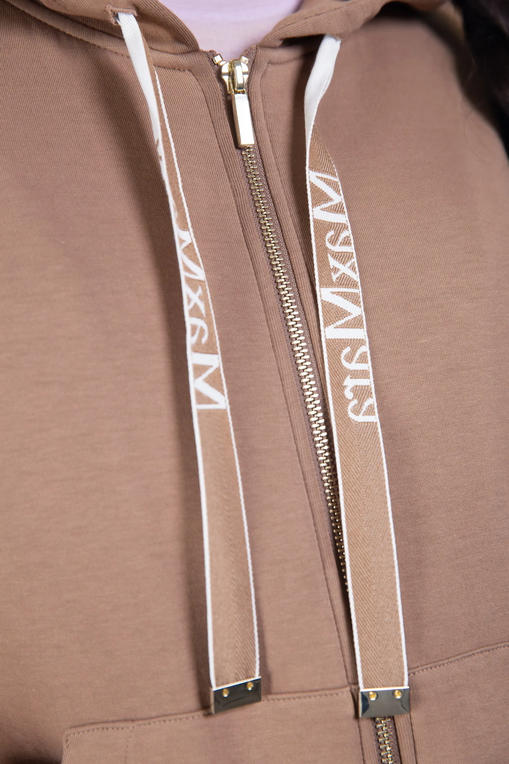 S Max Mara  |Blended Fabrics Street Style Long Sleeves Plain Cotton Logo