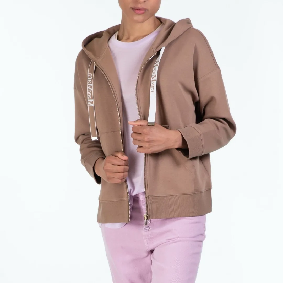 S Max Mara  |Blended Fabrics Street Style Long Sleeves Plain Cotton Logo