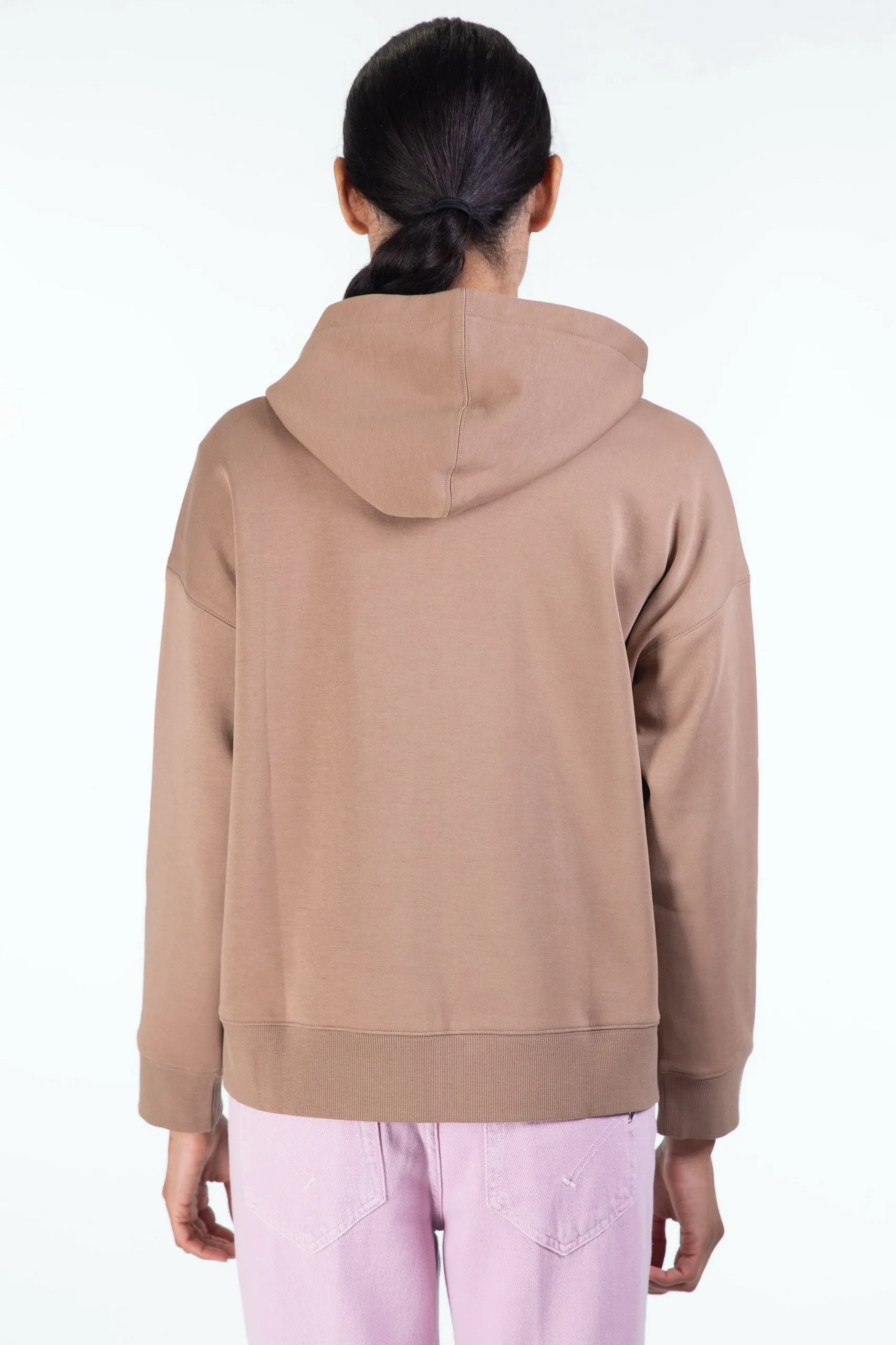 S Max Mara  |Blended Fabrics Street Style Long Sleeves Plain Cotton Logo