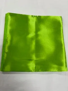 Sateen Scarf, Lime