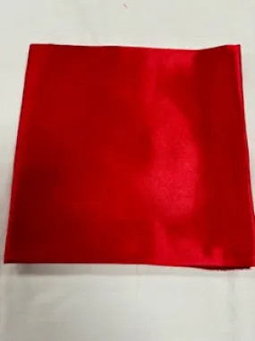 Sateen Scarf, Red