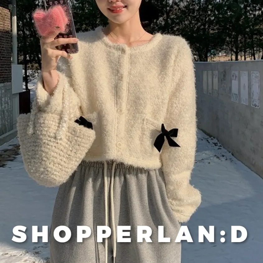 SHOPPERLAND  |Casual Style Wool Nylon Street Style Long Sleeves