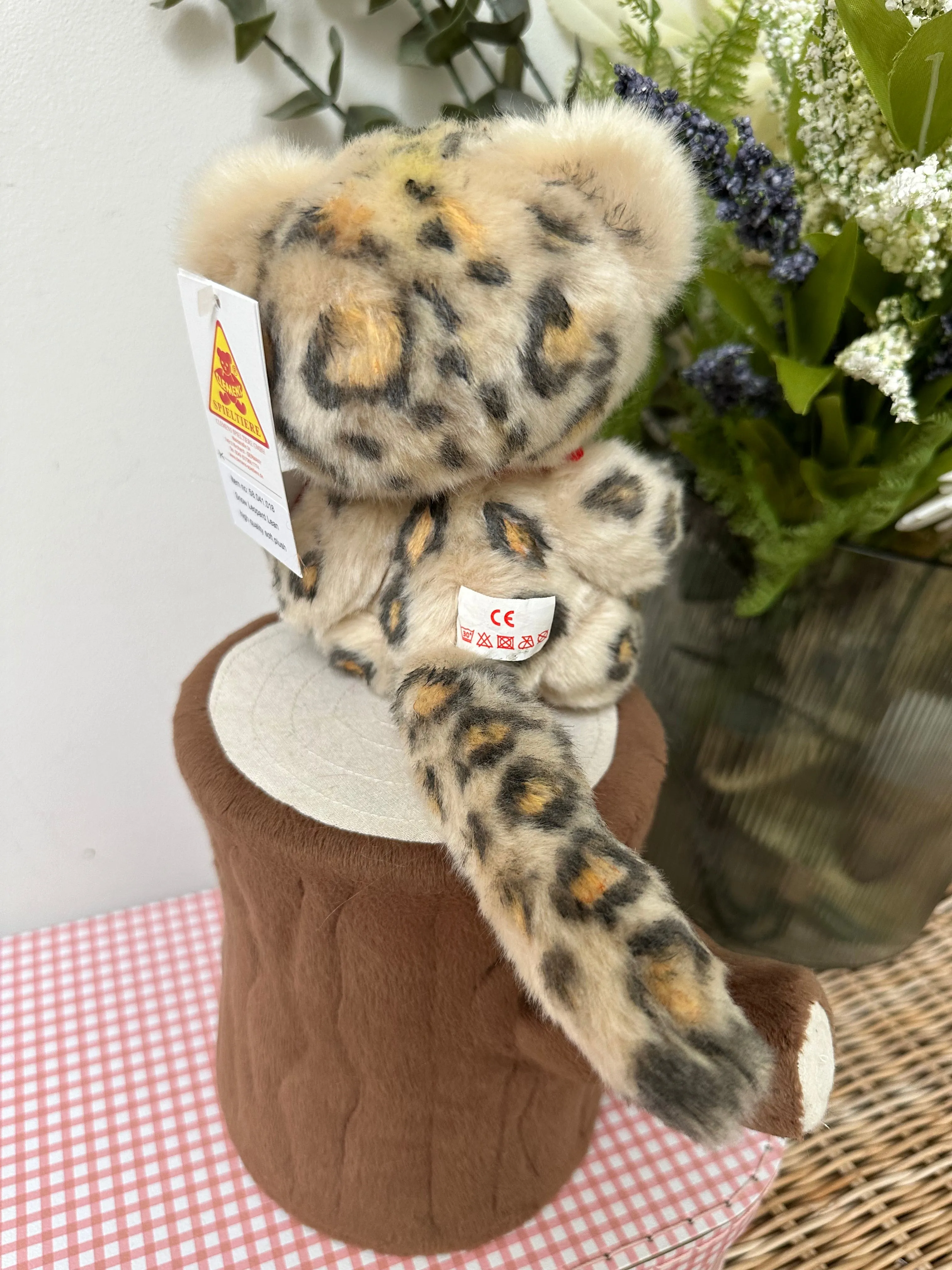 Snow Leopard Limited Edition Soft Plush Artist Collectable No 53