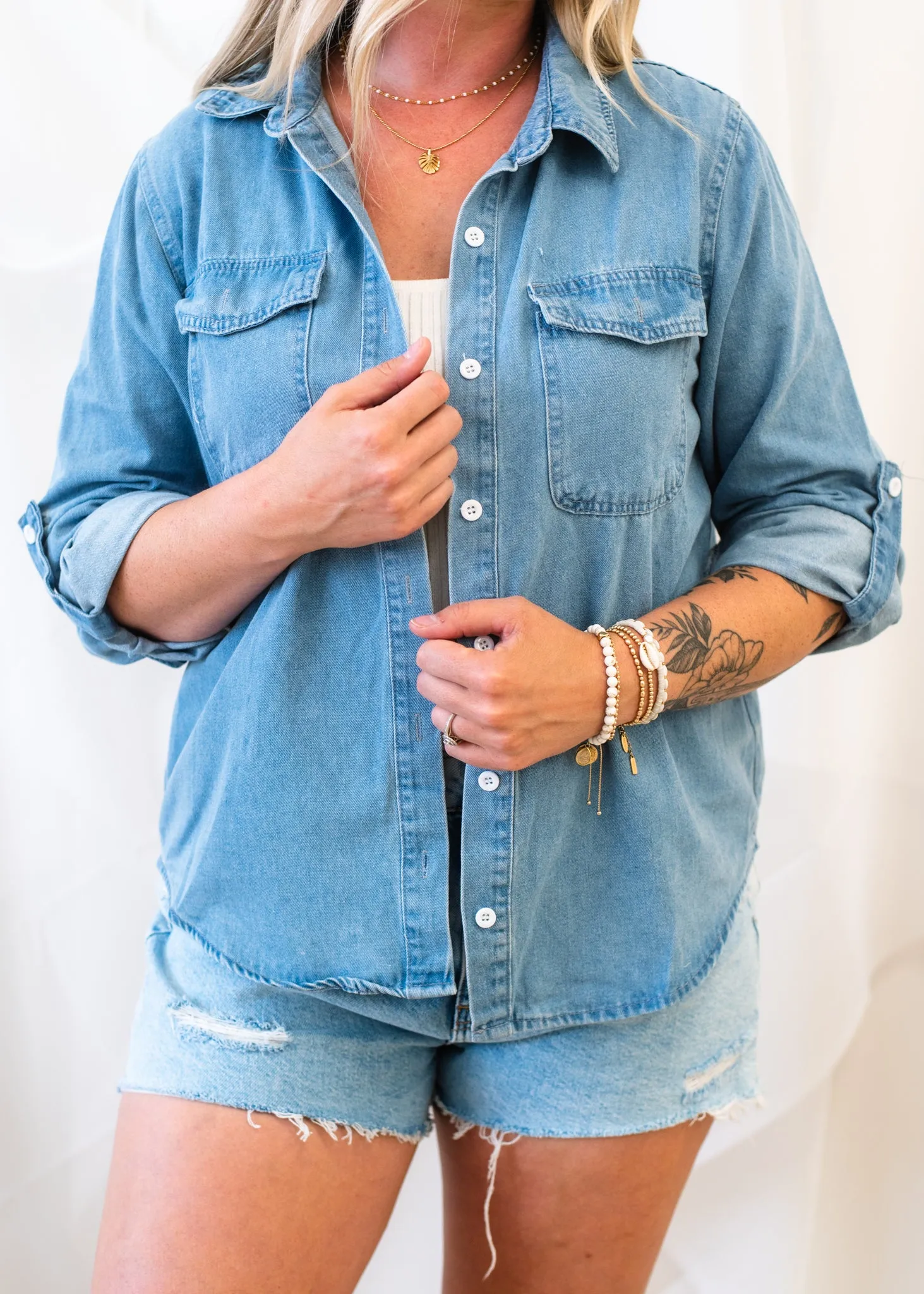 The Denim Button Down Shirt