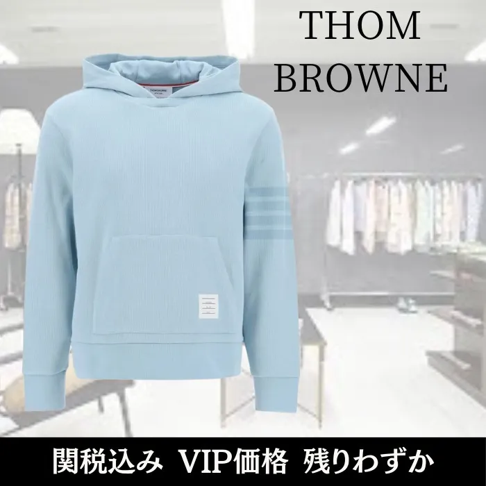 THOM BROWNE  |Stripes Street Style Long Sleeves Plain Cotton Logo