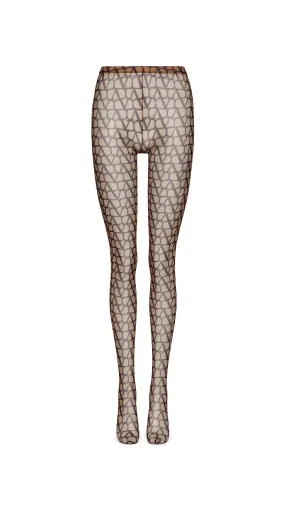 Toile Iconographe Tulle Tights - Black/Beige