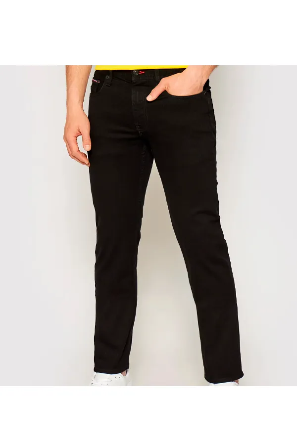 Tommy Hilfiger Straight Denton Jeans Black