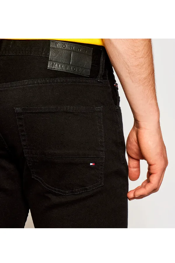 Tommy Hilfiger Straight Denton Jeans Black