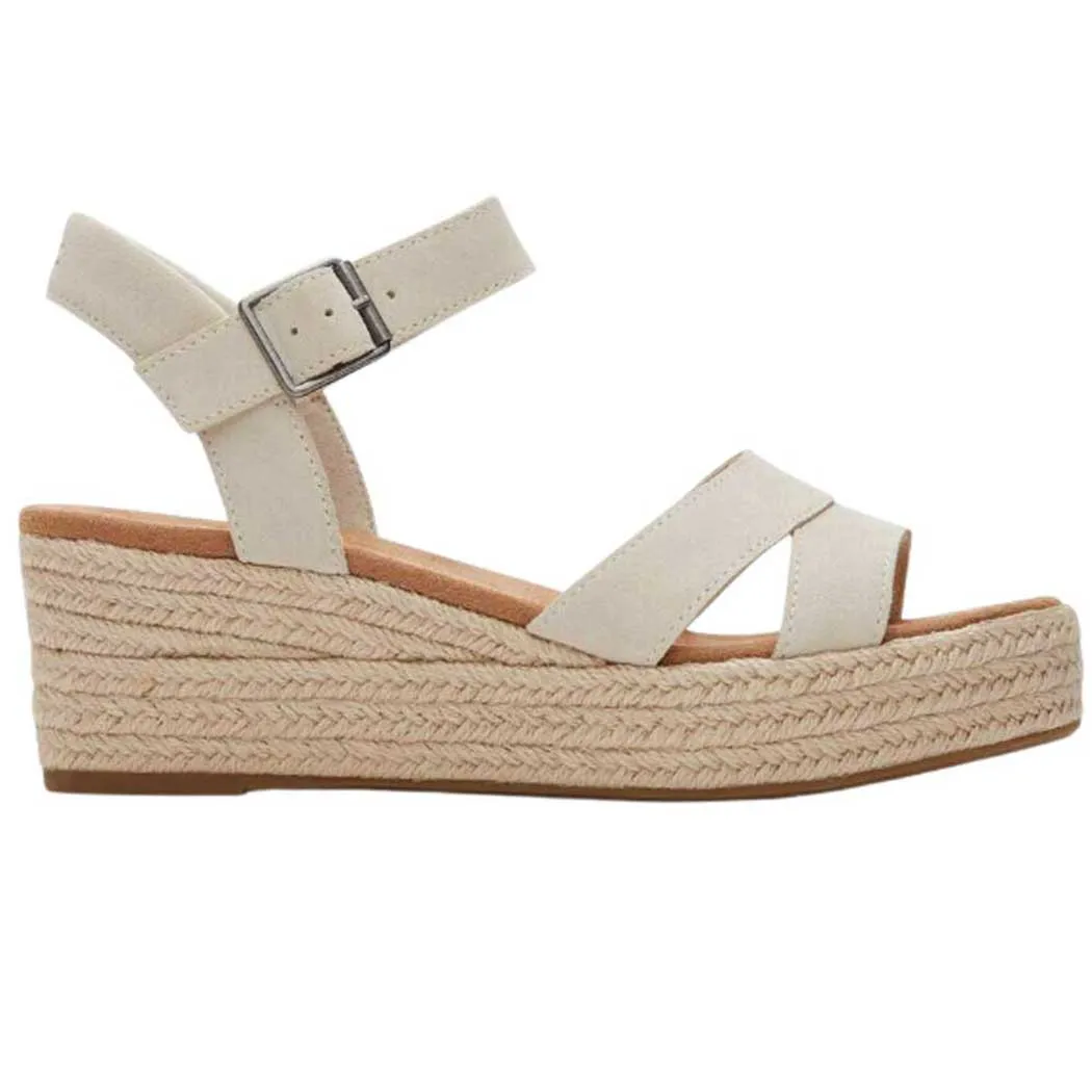 TOMS Shoes Audrey Wedge Sandal Natural (Women's)