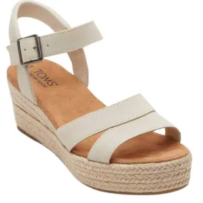 TOMS Shoes Audrey Wedge Sandal Natural (Women's)