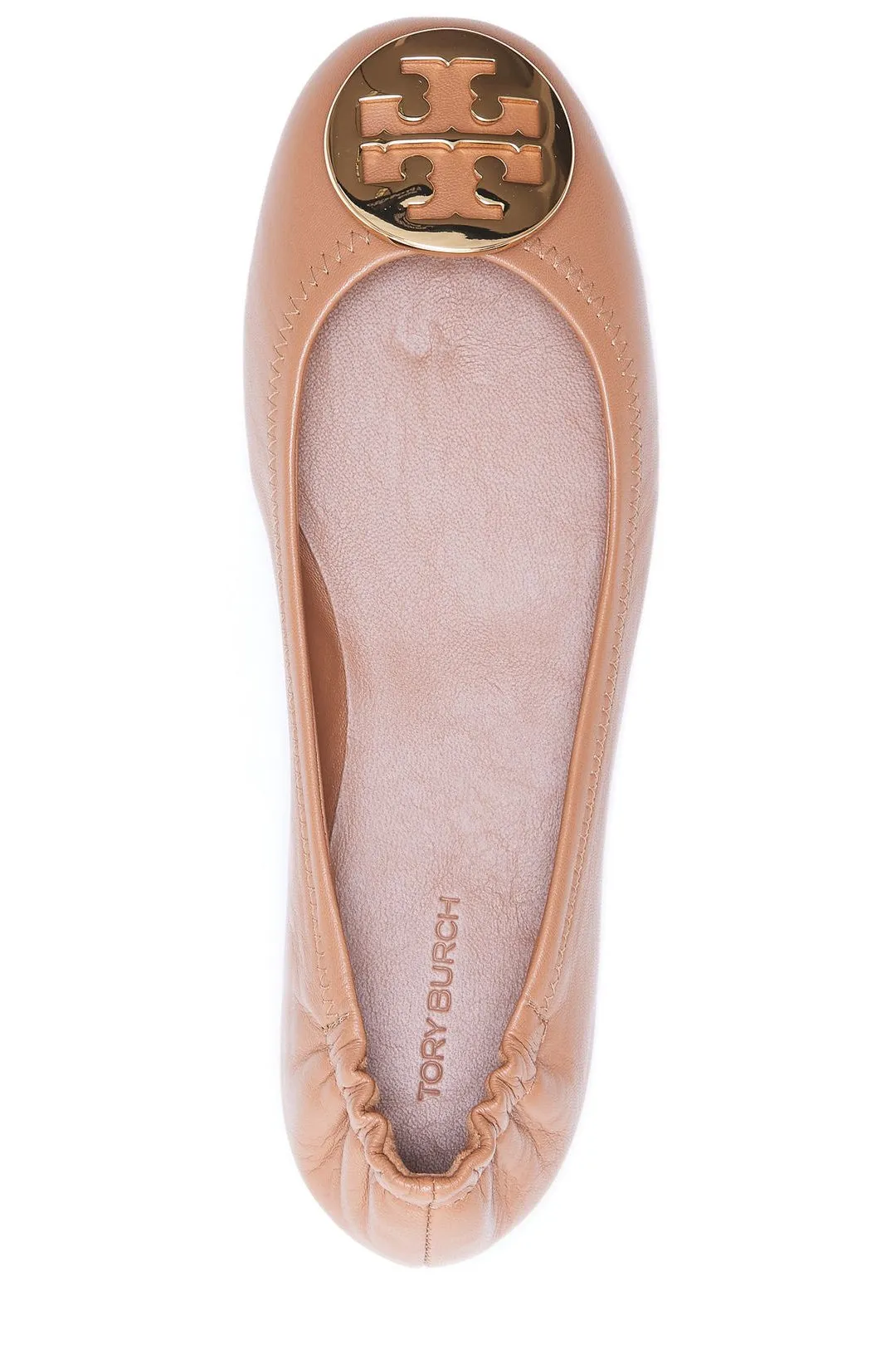 Tory Burch Logo Plaque Ballerina Shoes