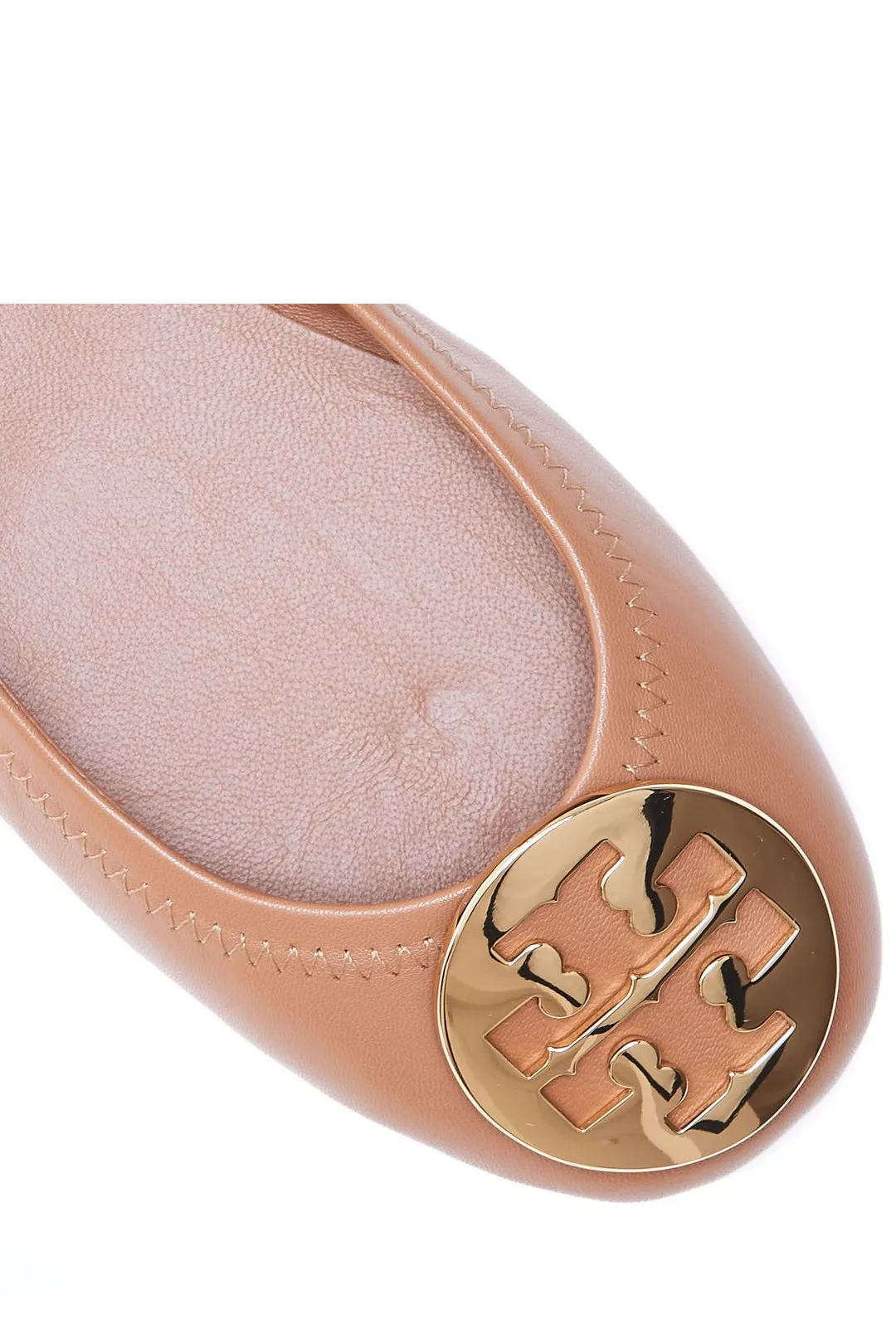 Tory Burch Logo Plaque Ballerina Shoes