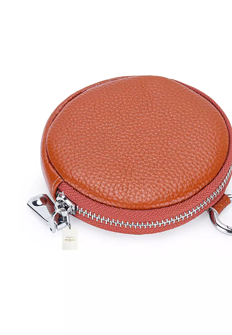 Twenty Eight Shoes Full Grain Leather Circle Shape Multi-Purpose Purse JW YT-201