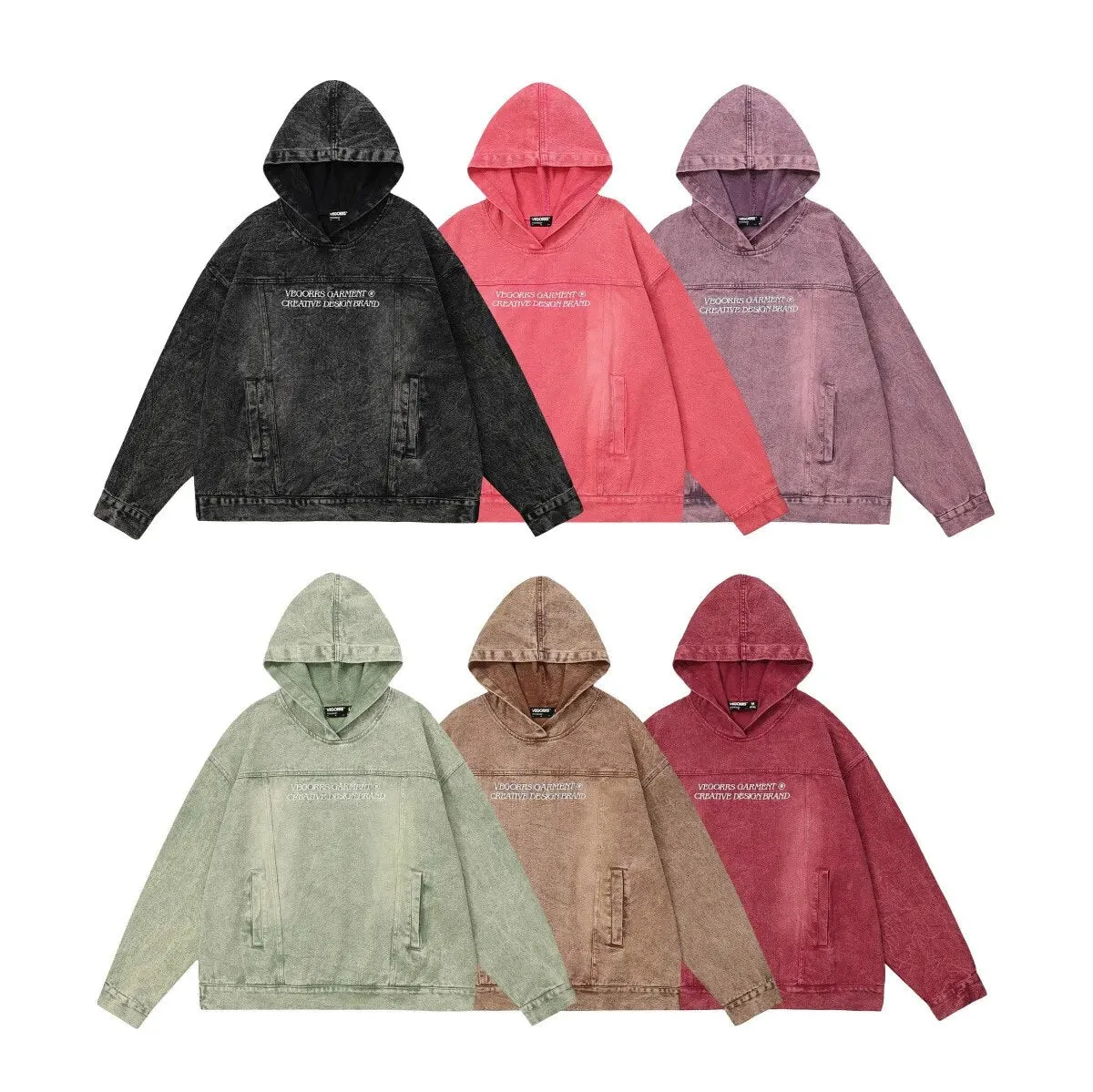 Vegorrs Garment Pullover Hoodie