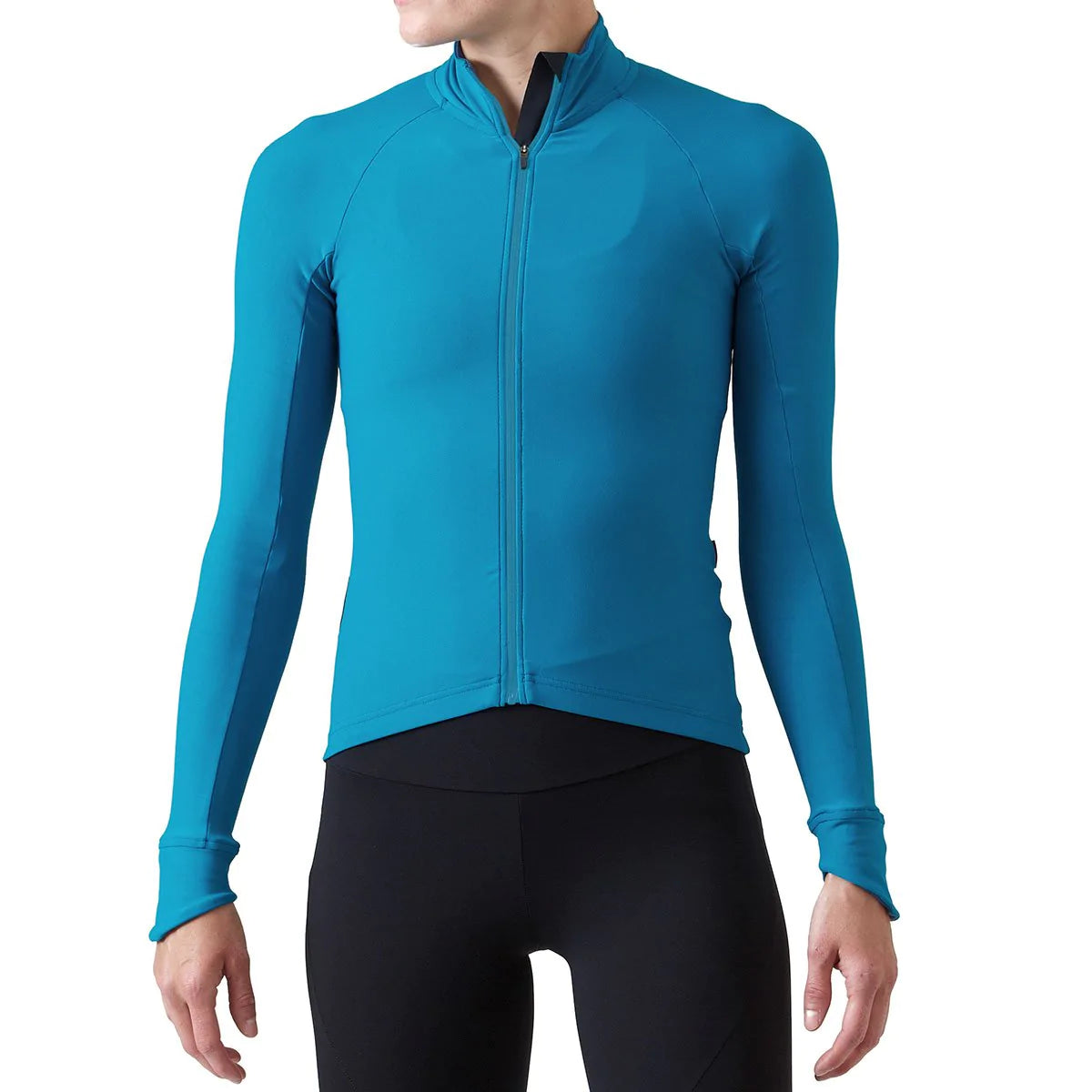 VELOCIO WOMENS SIGNATURE JERSEY LONG SLEEVE OCEAN BLUE